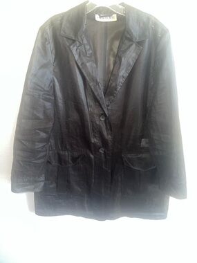 Vintage Women's Black Sheer Blazer Jacket